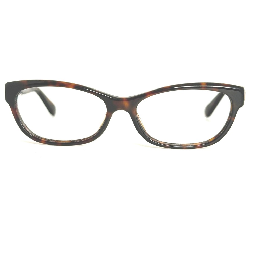 Jimmy Choo 76 TVD 135 Tortoise Shell Cat Eye Eyeglass Frames Italy Crystal